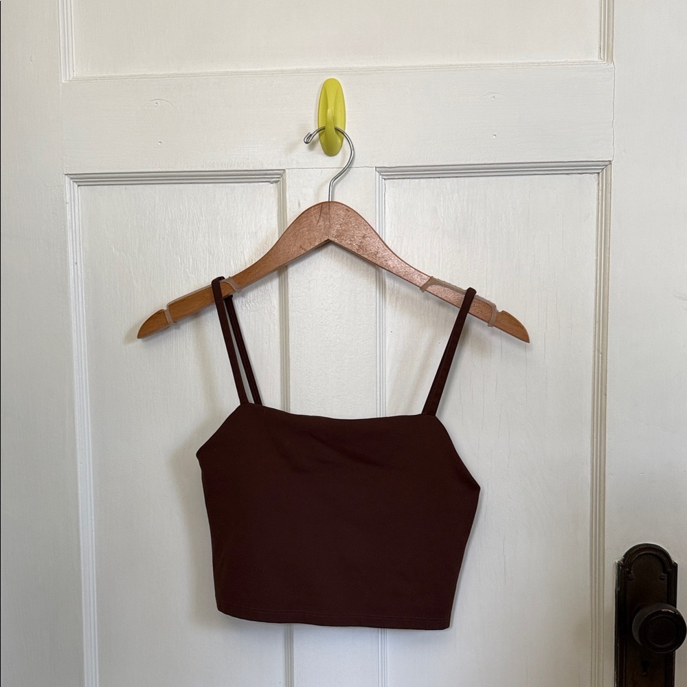 Girlfriend Collective Dark Brown Earth Tank